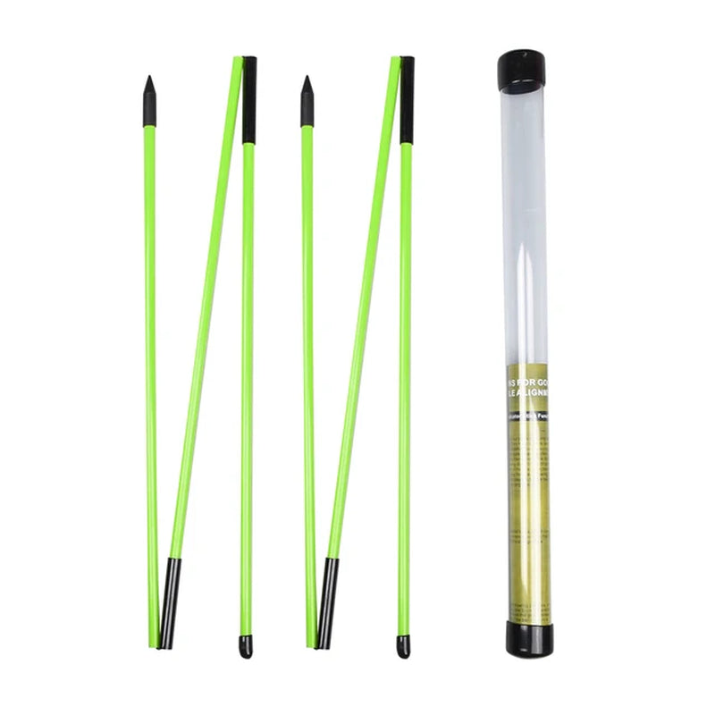 Golf Alignment Collapsible Stick Practice Rods Golf Swing Training Tool