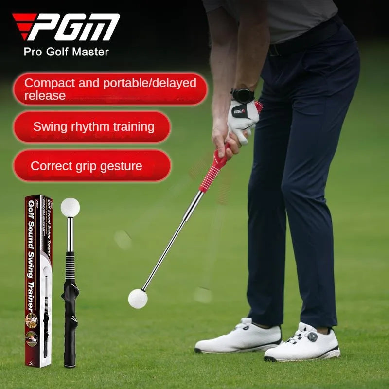 Golf Retractable Swing Practice Stick Indoor Golf Sound Assistant 