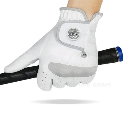 Golf Glove with a Magnetic Ball Marker